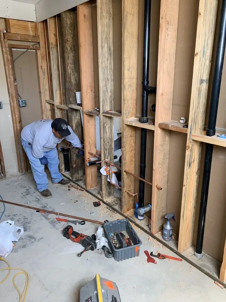 Commercial rough-in plumbing for Water Heater Replacement in Timberland Heights